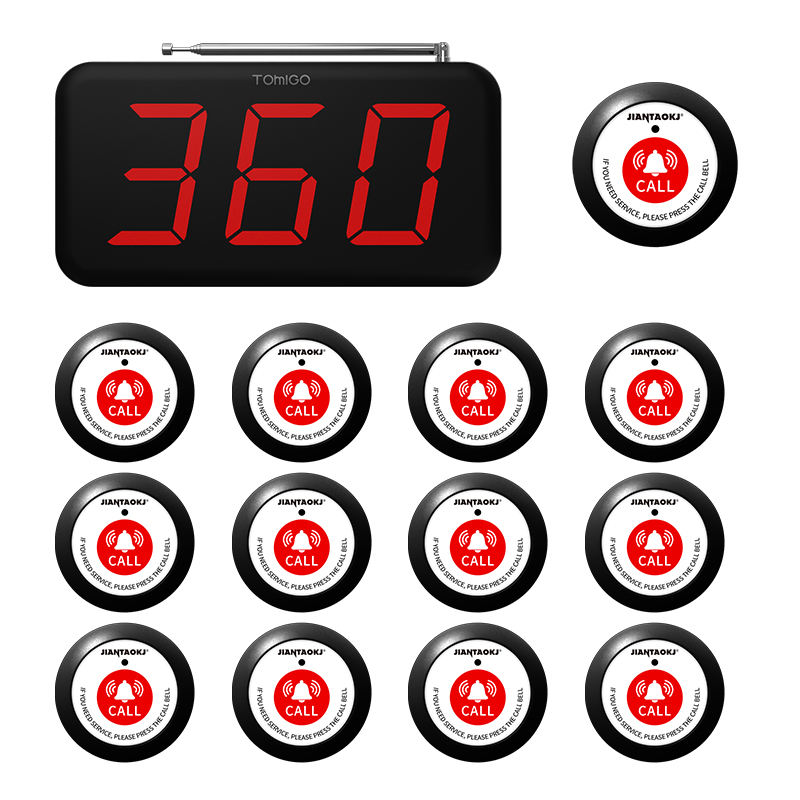Home Security Companies - Sistem Panggilan Meja Nirkabel 3-Digit untuk