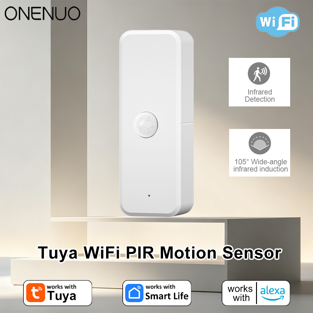 Home Security With Alarm - Detektor Gerakan PIR WiFi Tuya Baru