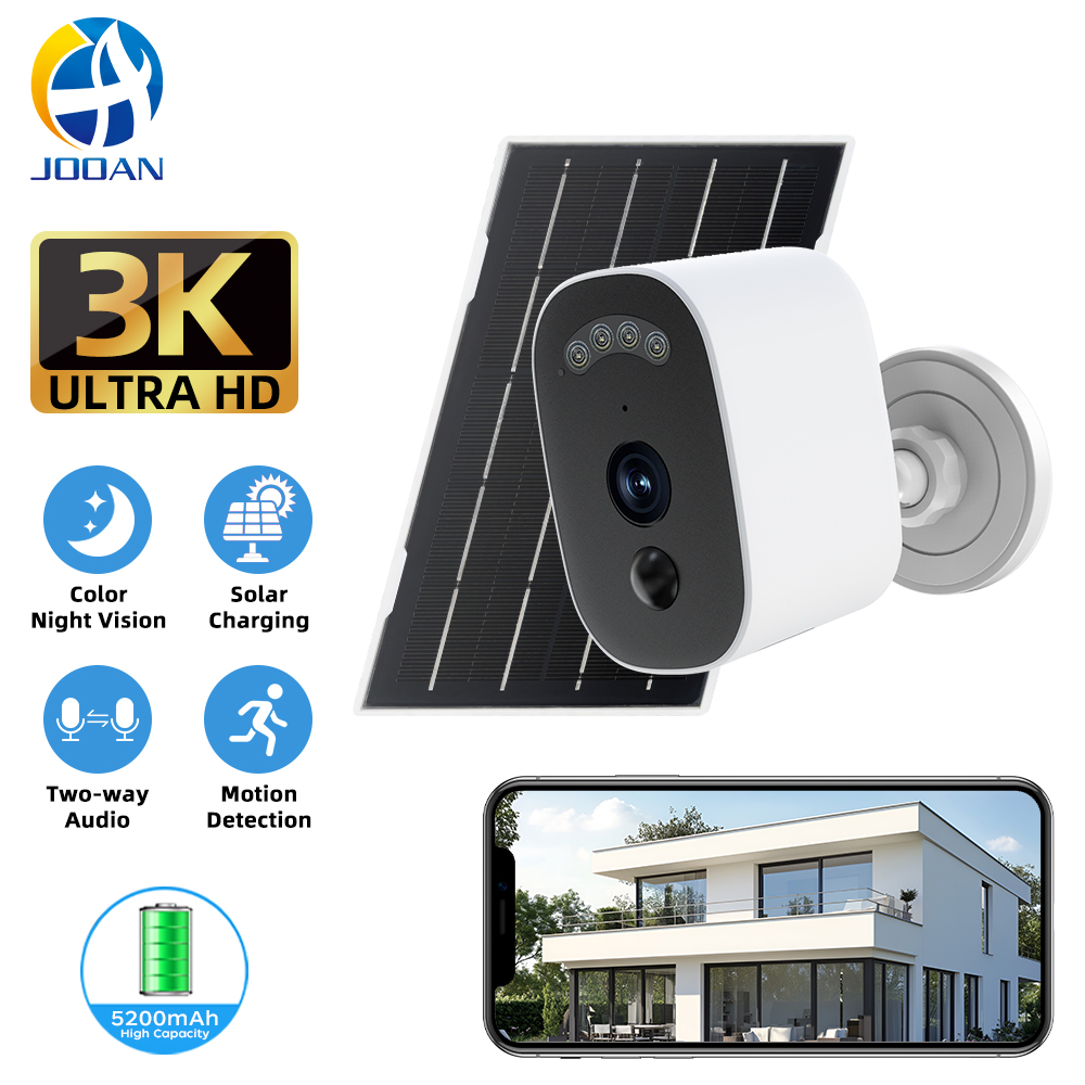 Home Security Wireless Cameras - Jooan 3K HD Kamera Keamanan Tenaga