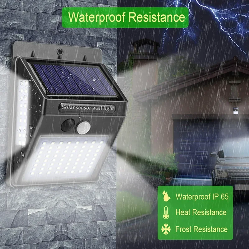 Home Yard Security - Lampu Dinding Sensor Gerak PIR Tenaga