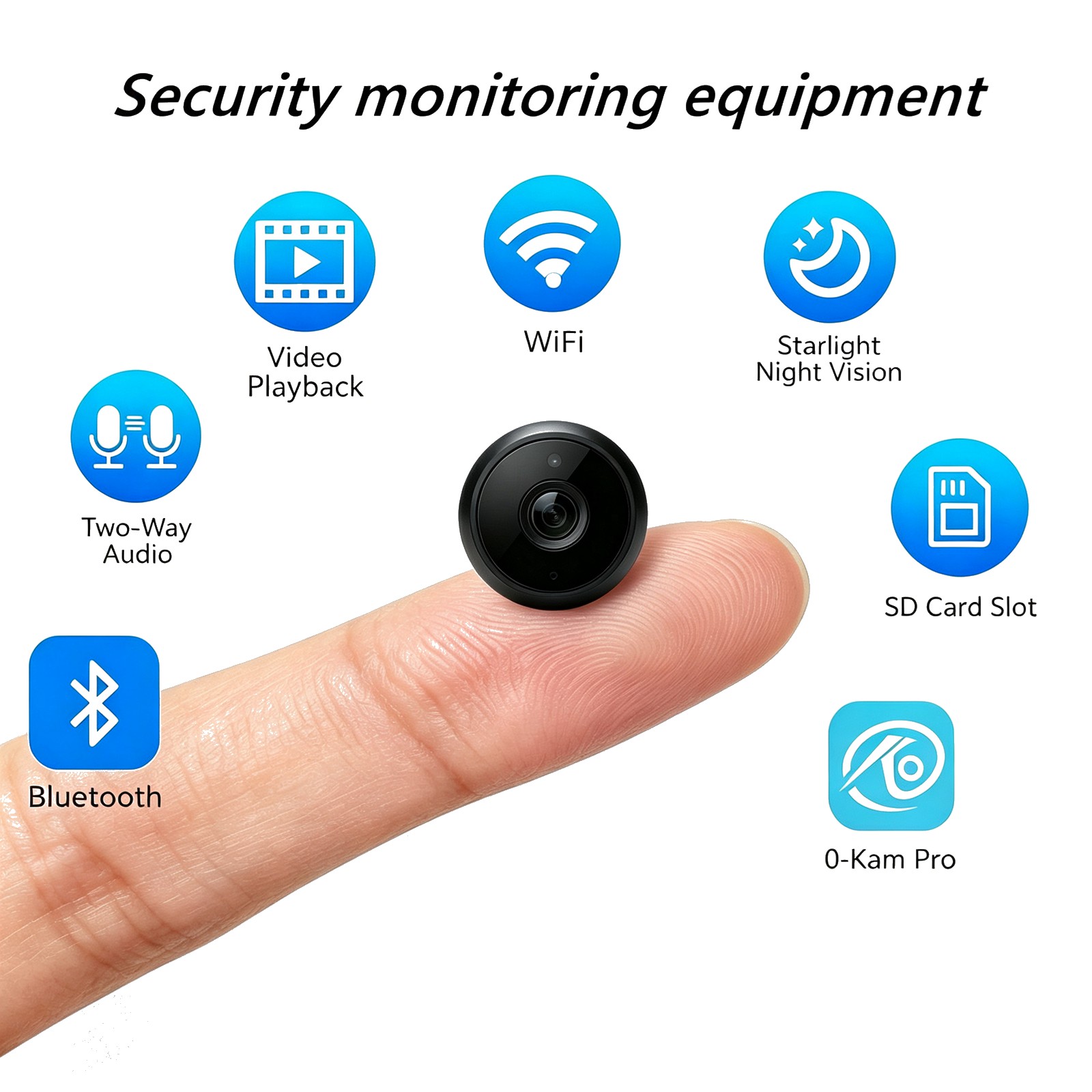 Home Security Video Cameras - Kit Keamanan Rumah Lengkap BU4: Kamera