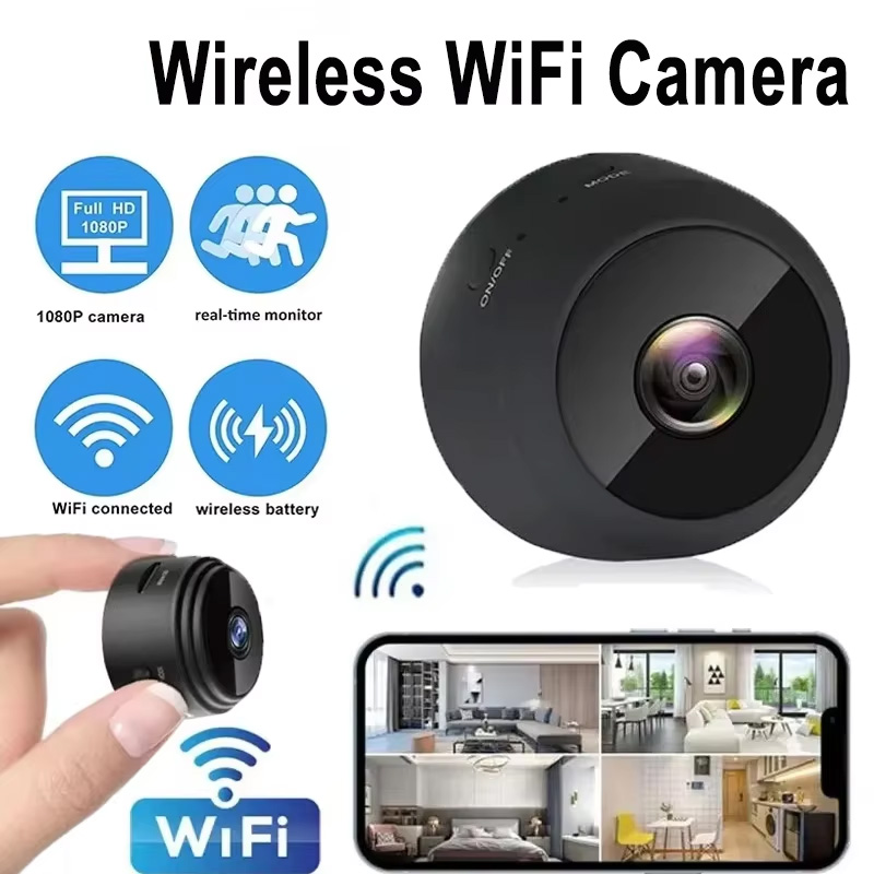 Home Security With Cameras - Kamera A9 Baru Wifi 1080p HD