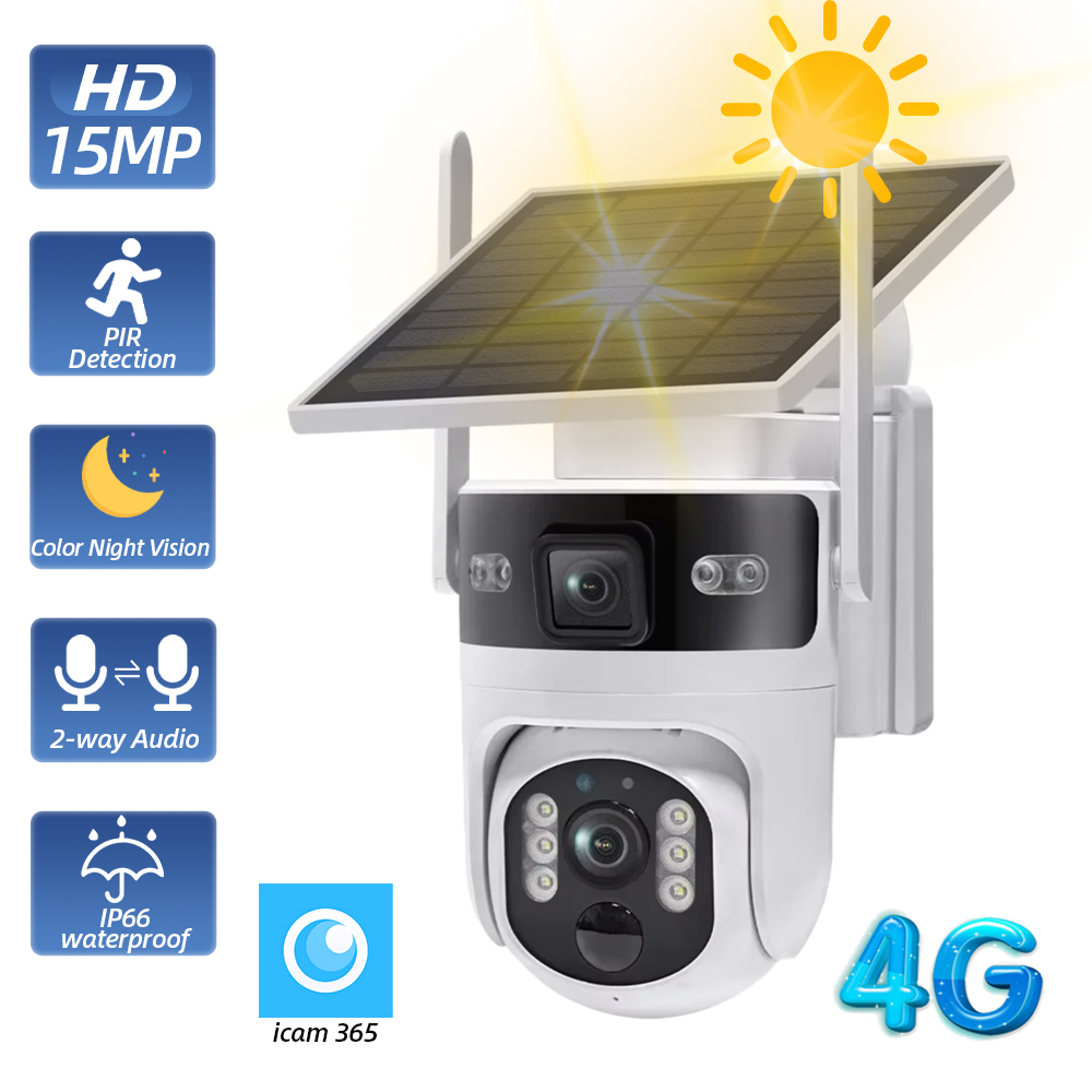Home Yard Security Cameras - Kamera Keamanan Nirkabel Luar Ruangan PTZ