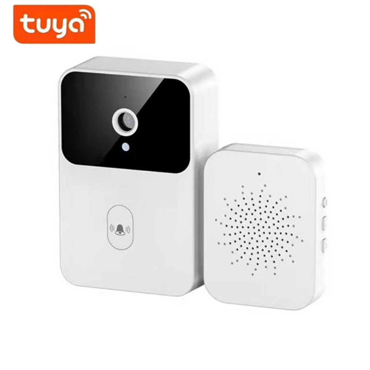 Home Security Land - Bel Pintu Nirkabel WiFi Tuya Kamera