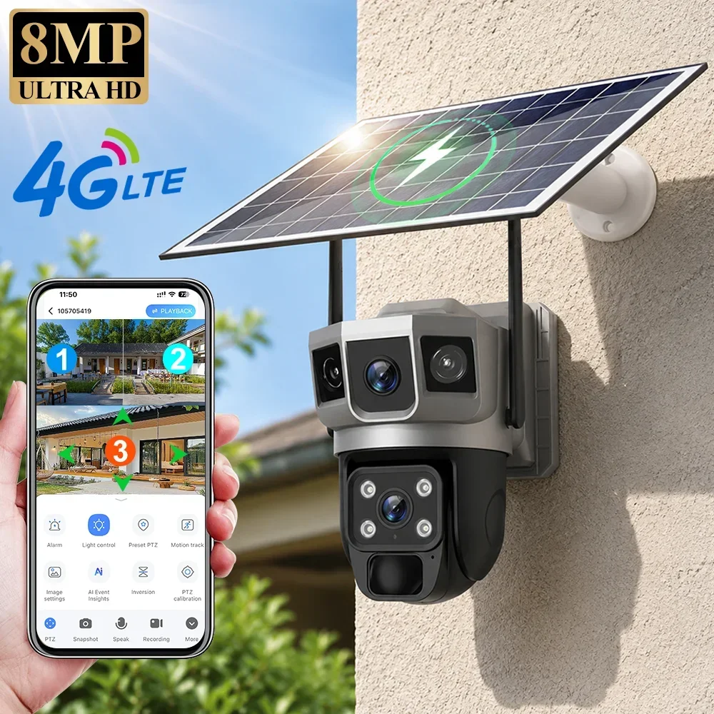 Home Security Group - V380 4K 3 Layar Kamera 4G