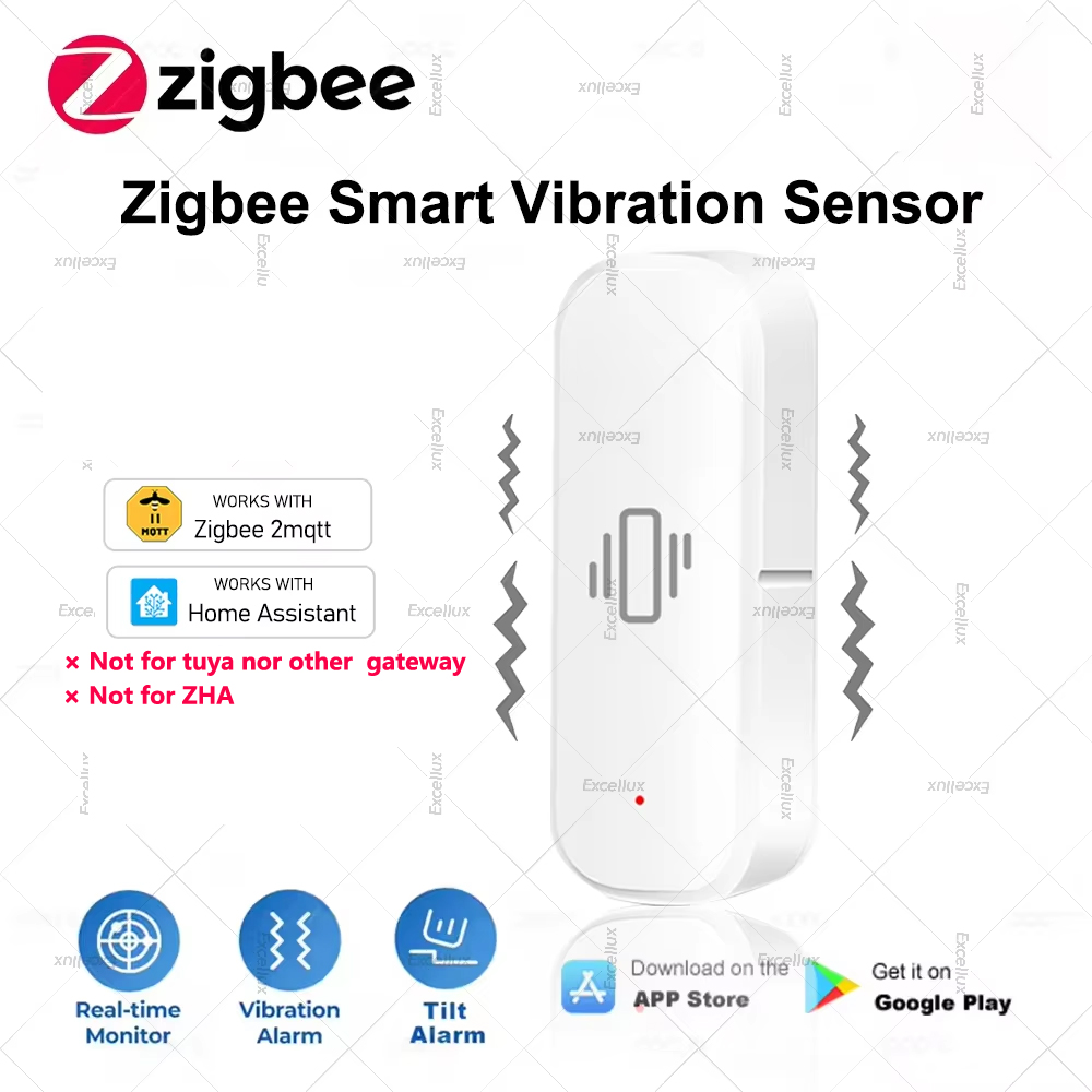 Home Security With Alarm - Zigbee Sensor Getaran Pintar Perlindungan Keamanan