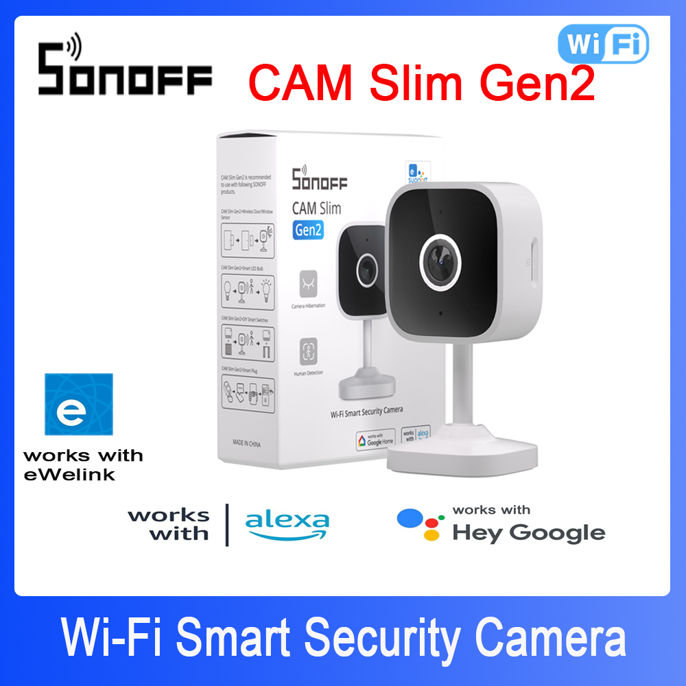 Home Security Video Cameras - SONOFF CAM Slim Gen2, kamera keamanan