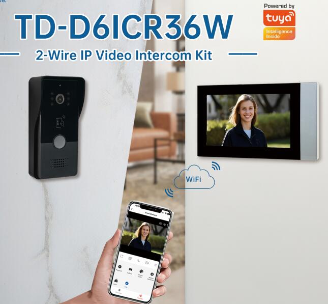 Home Security Land - Layar IPS 7 Inci Tuya Remote