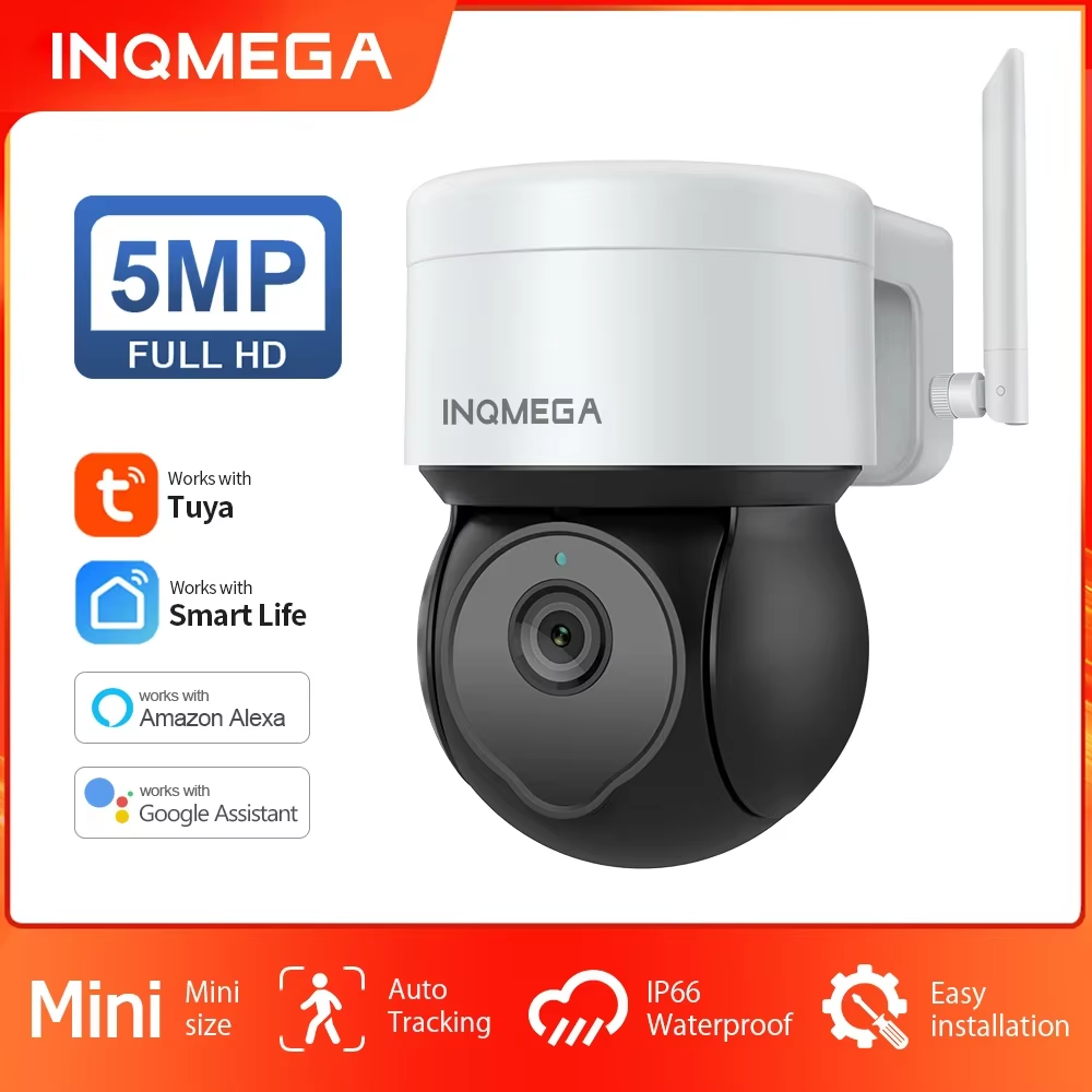 Home Yard Security Cameras - INQMEGA 5MP Tuya kamera PTZ luar