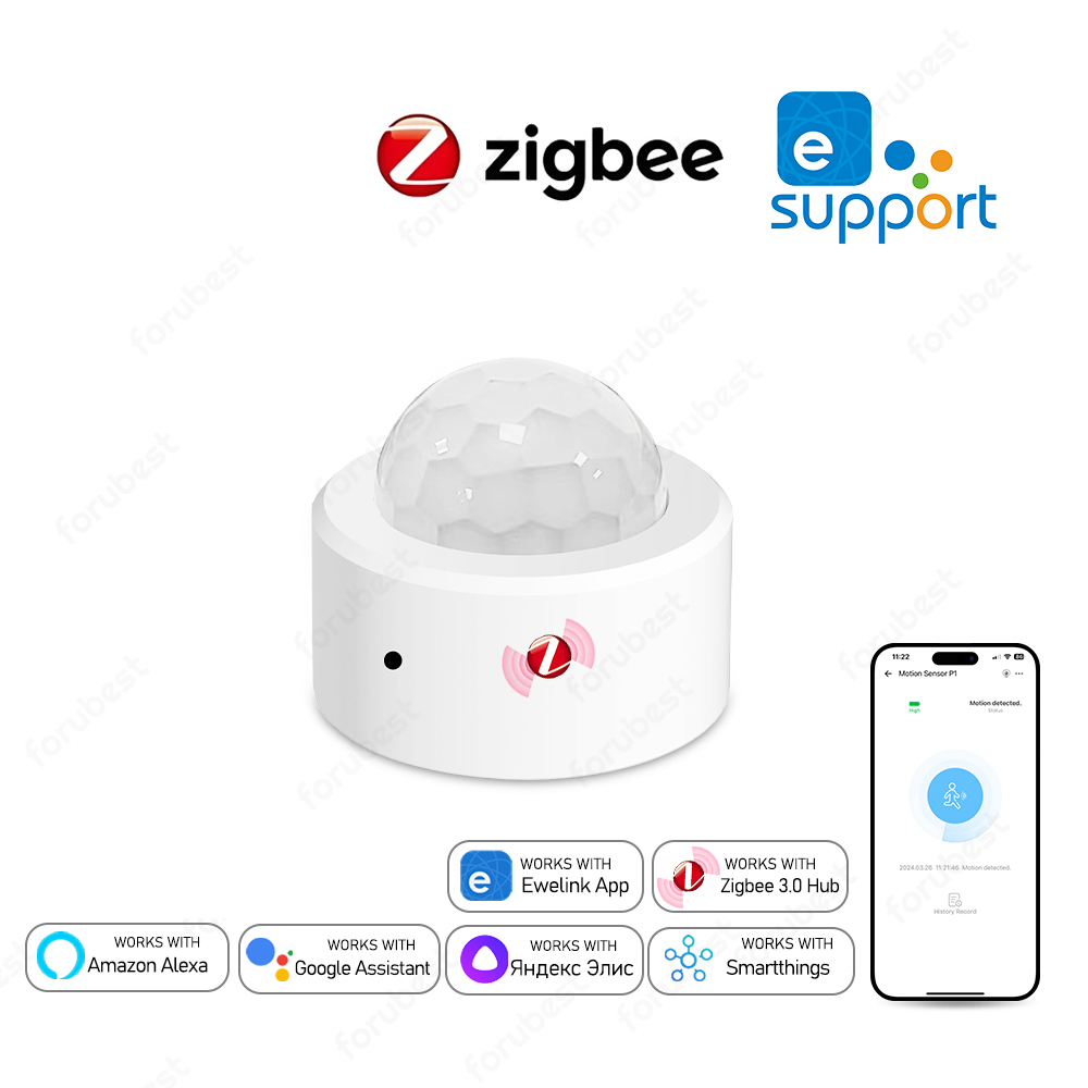 Home Security With Alarm - Zigbee 3.0 Sensor gerak manusia, detektor