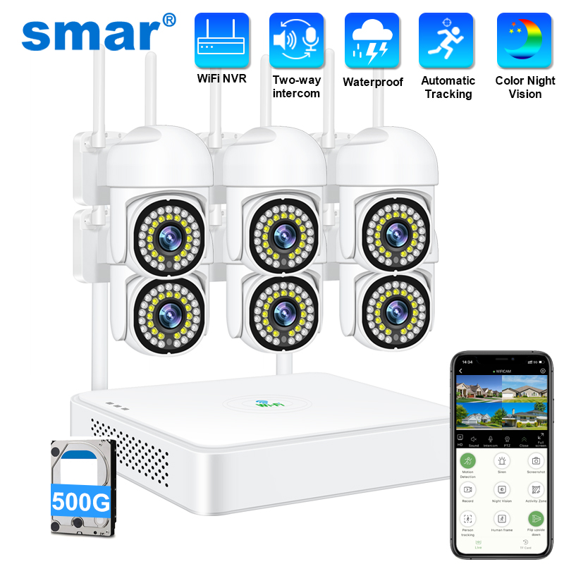 Home Security Group - Sistem Kamera Keamanan CCTV Nirkabel Smar