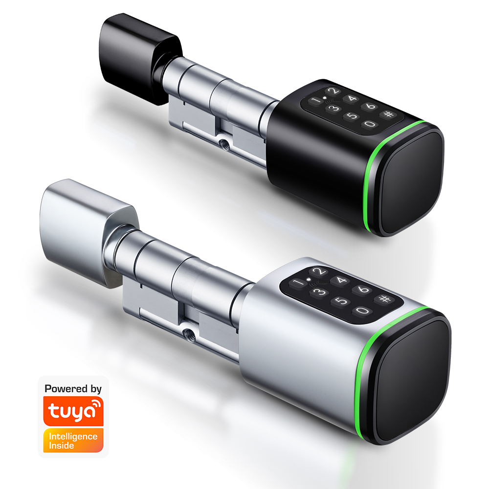 Home Security Group - Kunci Silinder Pintar Tuya 60-90Mm Aplikasi