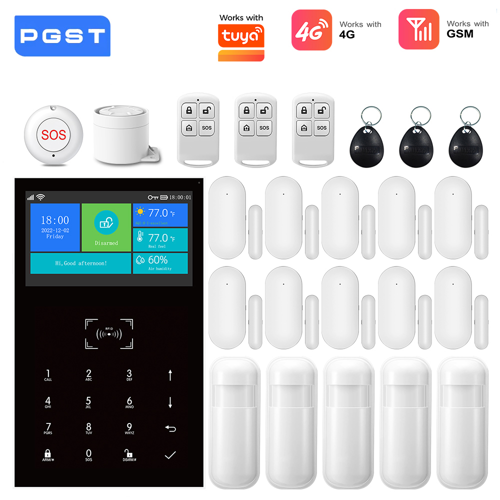 Home Security Product - Sistem Alarm WiFi GSM 4G Bekerja