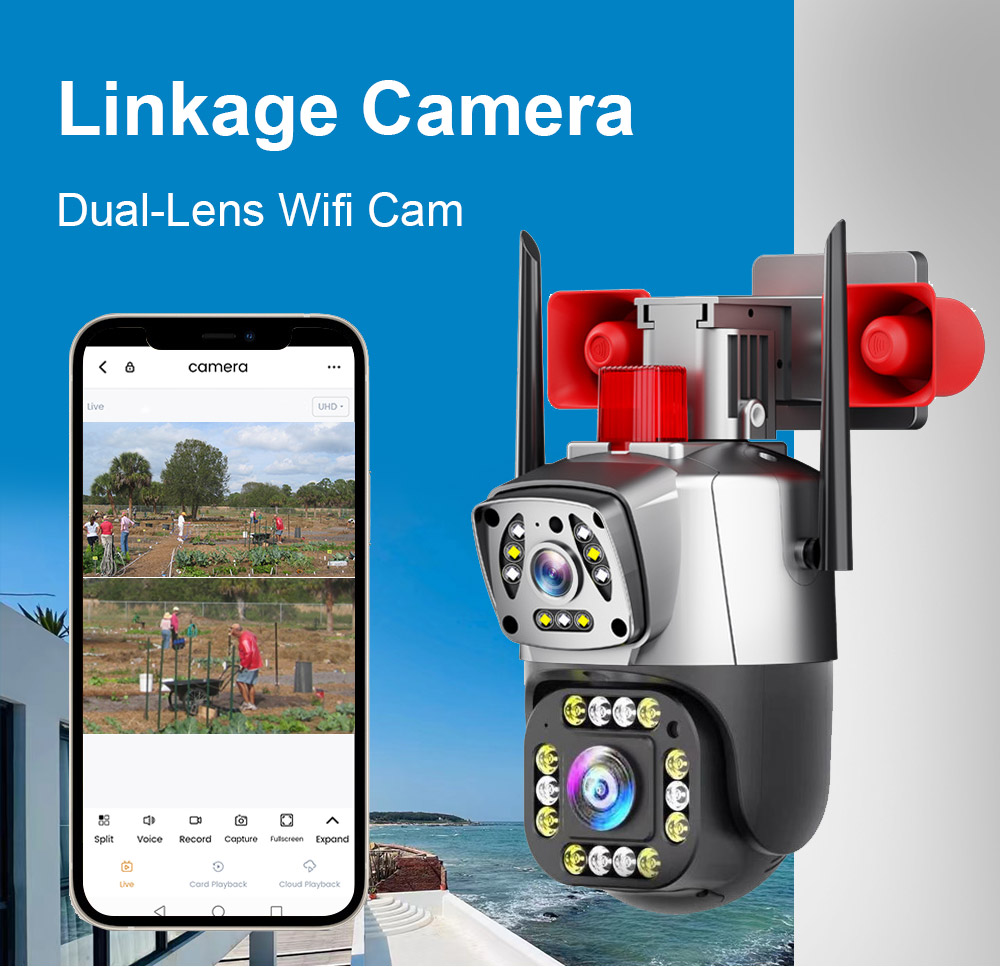 4MP UHD Yoosee Aplikasi Sirene - Home Security Land ulasan dan harga