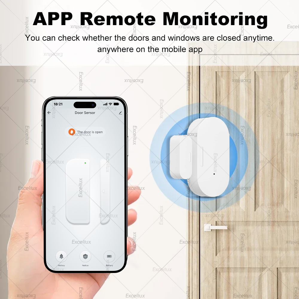 Zigbee 3.0 Sensor Jendela Pint - Home Security With Alarm ulasan dan harga