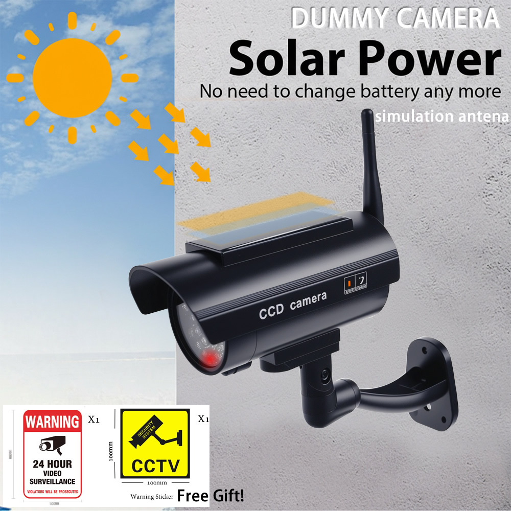 Kamera Palsu Mini Bertenaga Su - Home Yard Security Cameras ulasan dan harga
