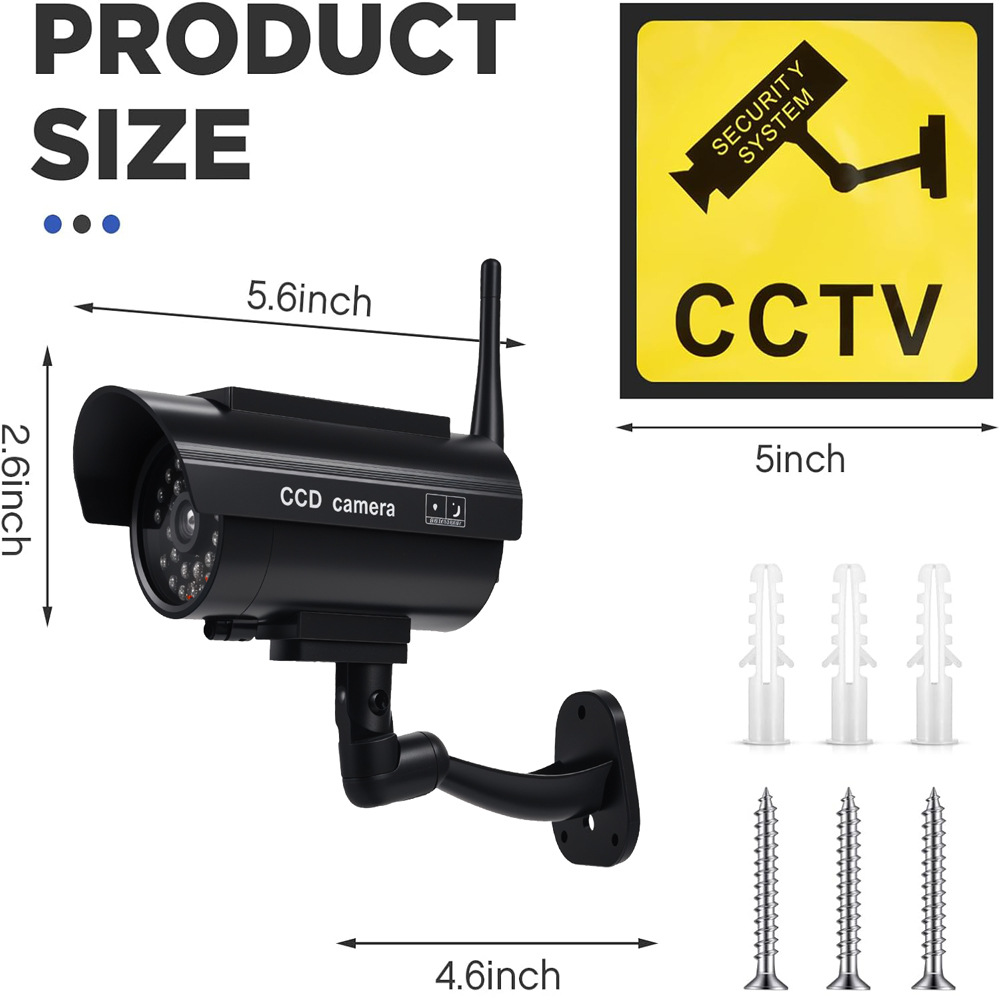 Kamera Palsu Mini Bertenaga Su - Home Yard Security Cameras ulasan dan harga