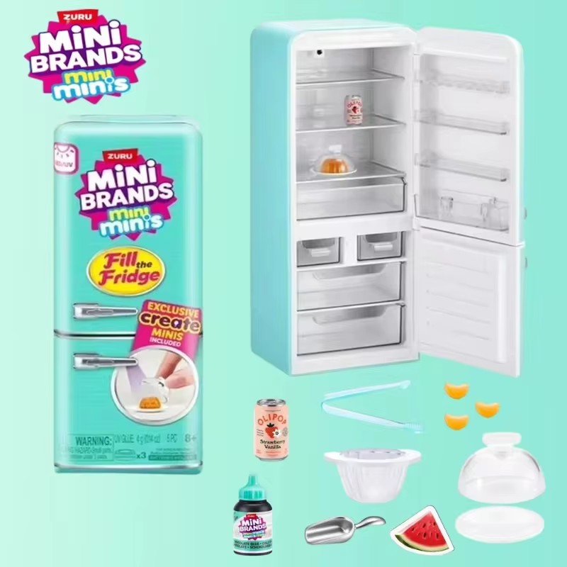 Set Mainan Kulkas Mini LED Men - Home Security Product ulasan dan harga