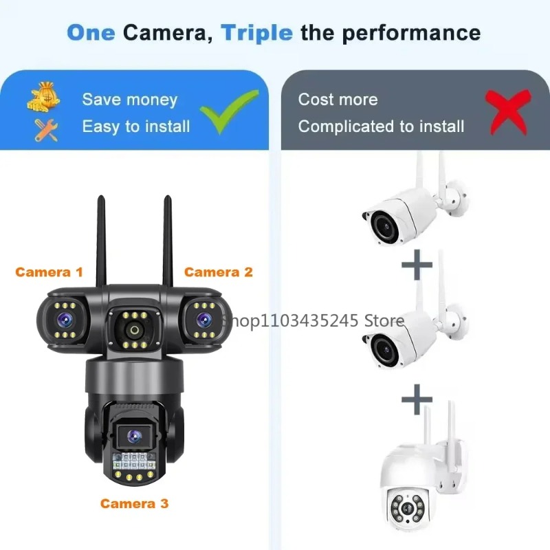 Kamera Keamanan Luar Ruangan T - Home Yard Security Cameras ulasan dan harga