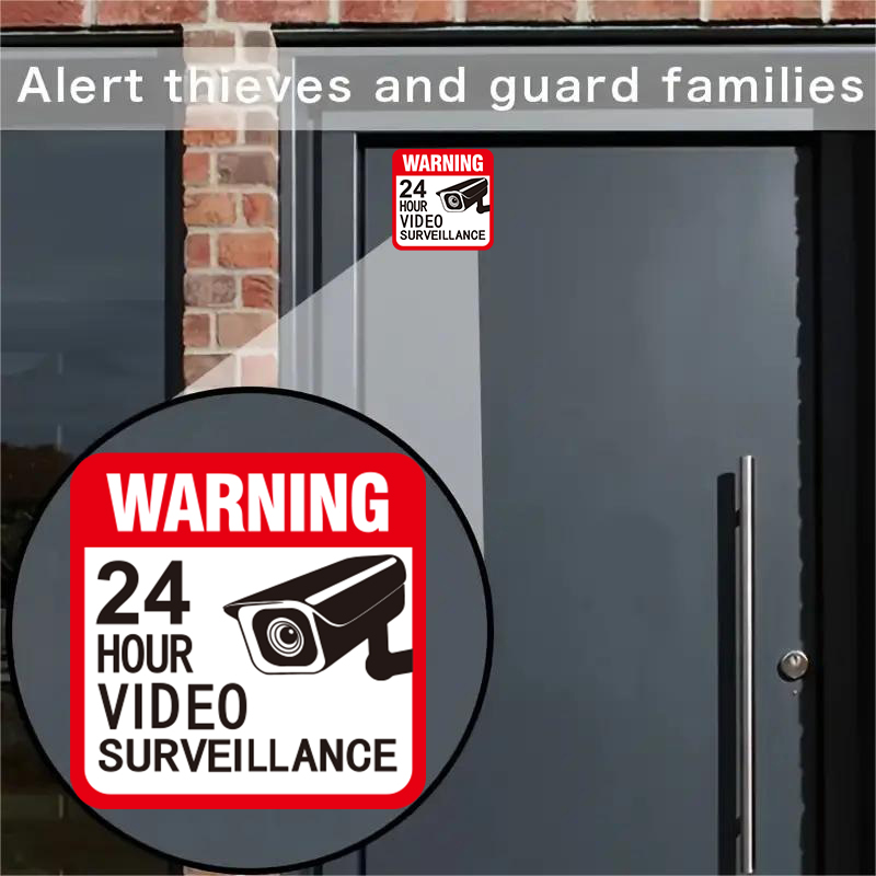 5 Lembar/Paket Stiker Label Pe - Home Security Companies ulasan dan harga