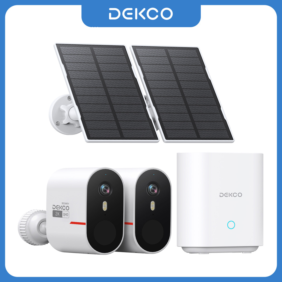Dekco 3MP WiFi Solar Camera Sy - Home Security Wireless Cameras ulasan dan harga