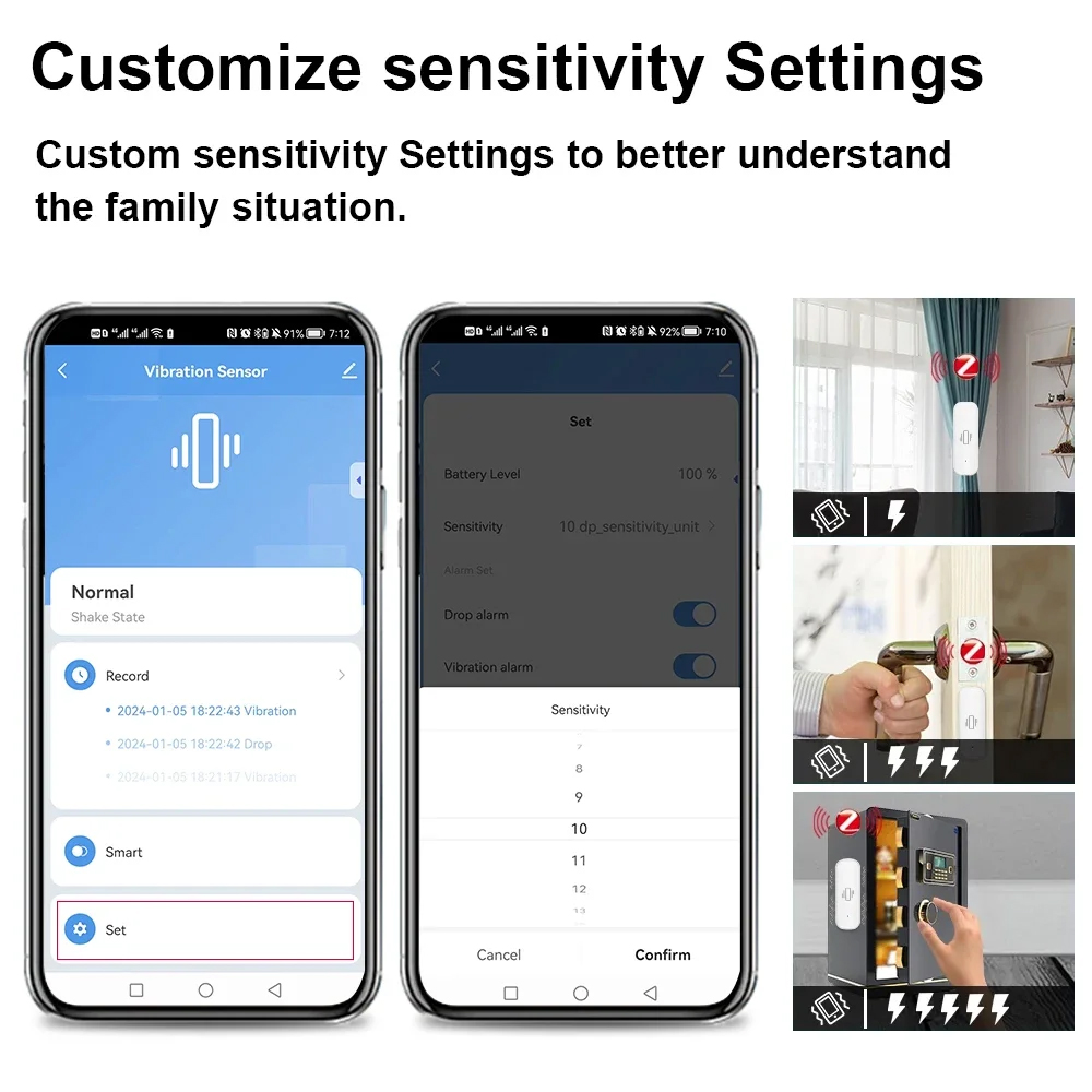 Aplikasi Sensor Getaran ZigBee - Home Security With Alarm ulasan dan harga