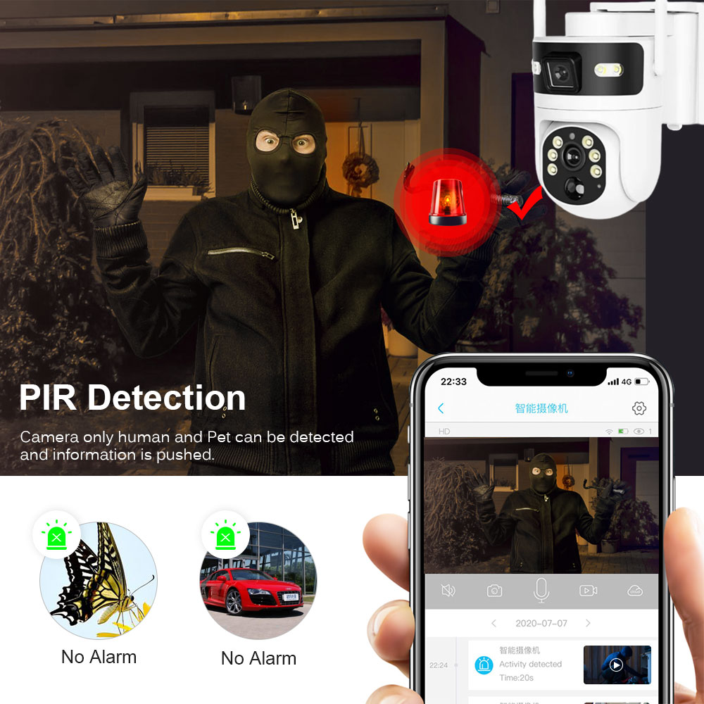 Kamera Keamanan Nirkabel Luar  - Home Yard Security Cameras ulasan dan harga