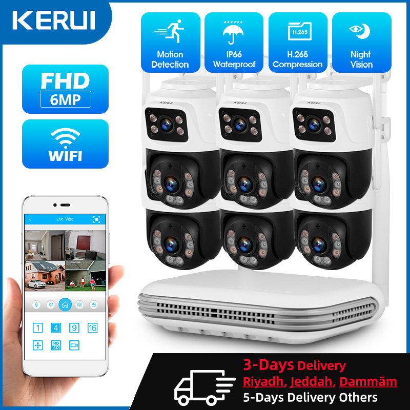 KERUI Kit kamera pengintai kea - Home Security Video Cameras ulasan dan harga