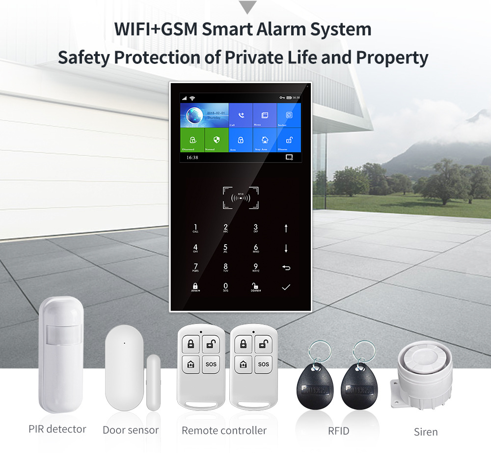 Sistem Alarm Anti Maling Tuya  - Home Security Land ulasan dan harga