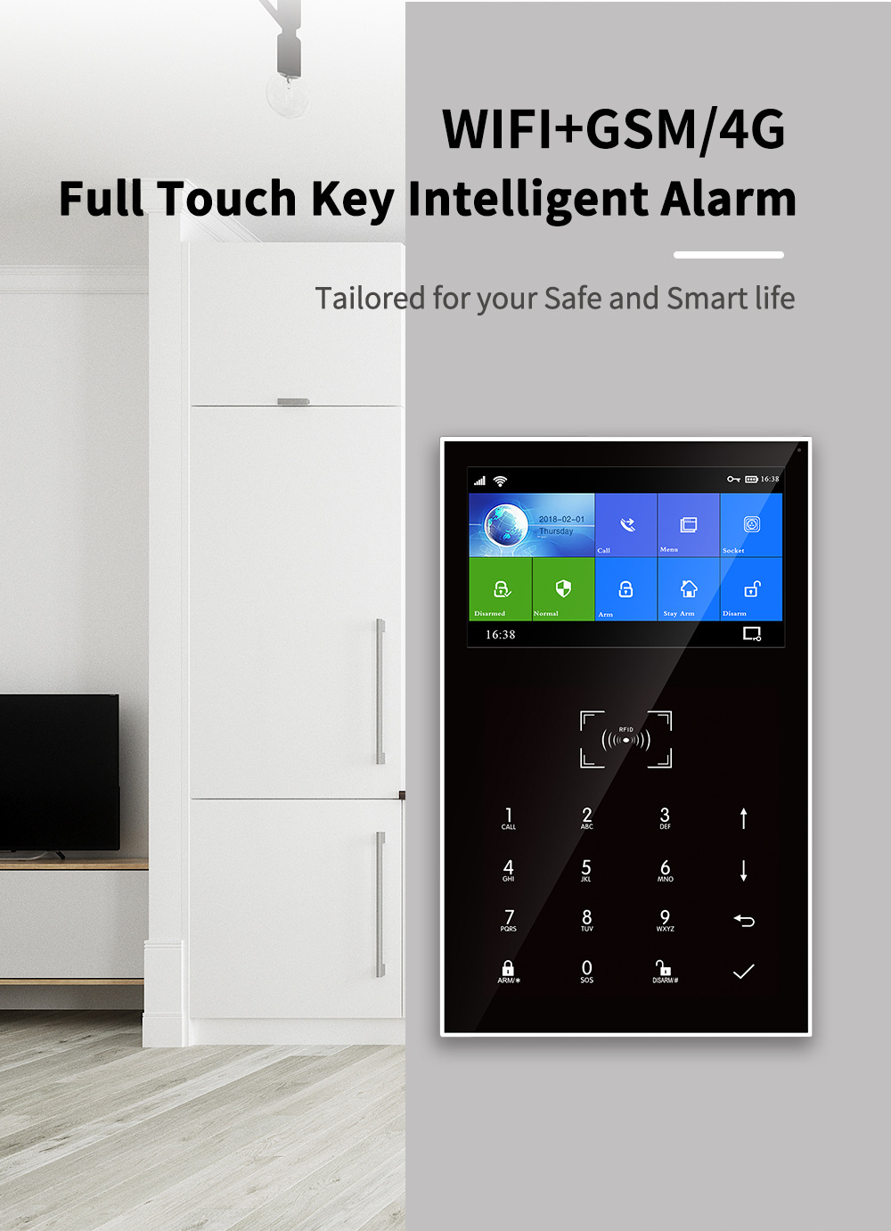 Sistem Alarm Anti Maling Tuya  - Home Security Land ulasan dan harga