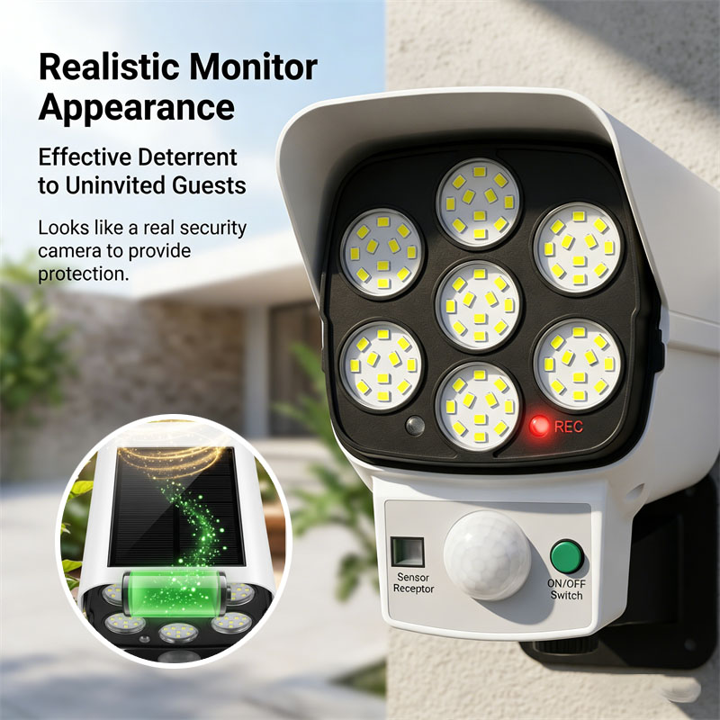 Kamera Keamanan Tiruan Tenaga  - Home Yard Security ulasan dan harga