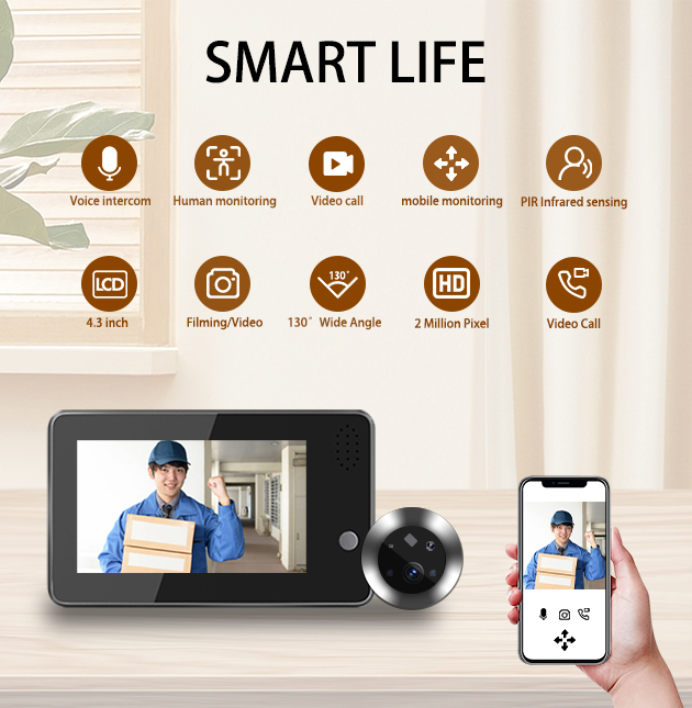 Bel Pintu WiFi Tuya Smartlife  - Home Security Video Cameras ulasan dan harga
