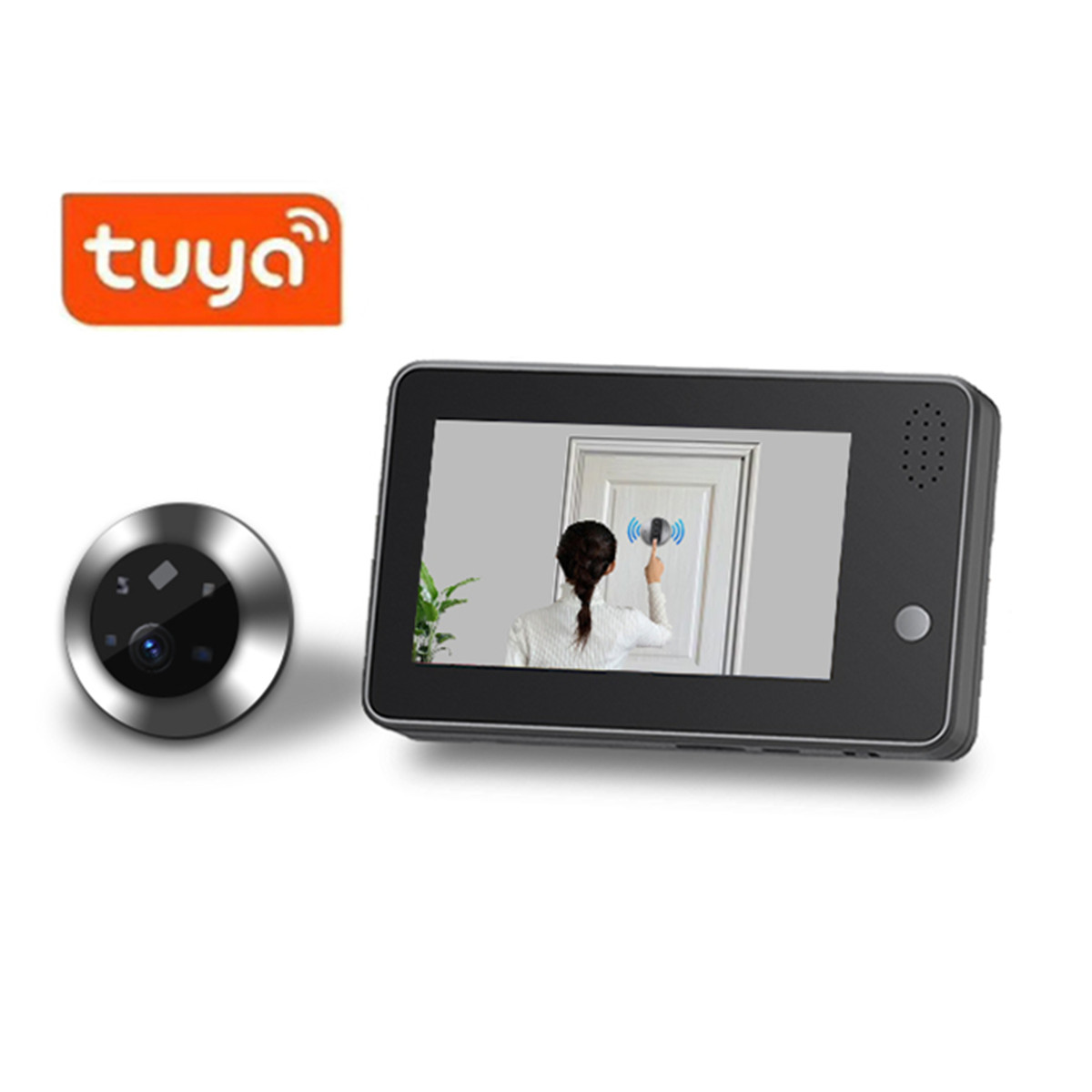 Bel Pintu WiFi Tuya Smartlife  - Home Security Video Cameras ulasan dan harga