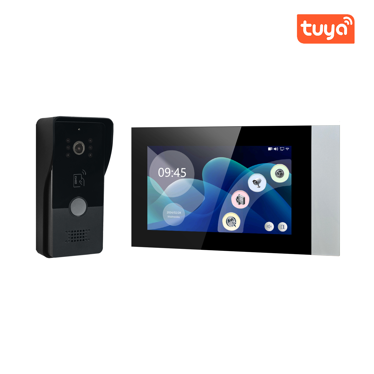 Layar IPS 7 Inci Tuya Remote C - Home Security Land ulasan dan harga