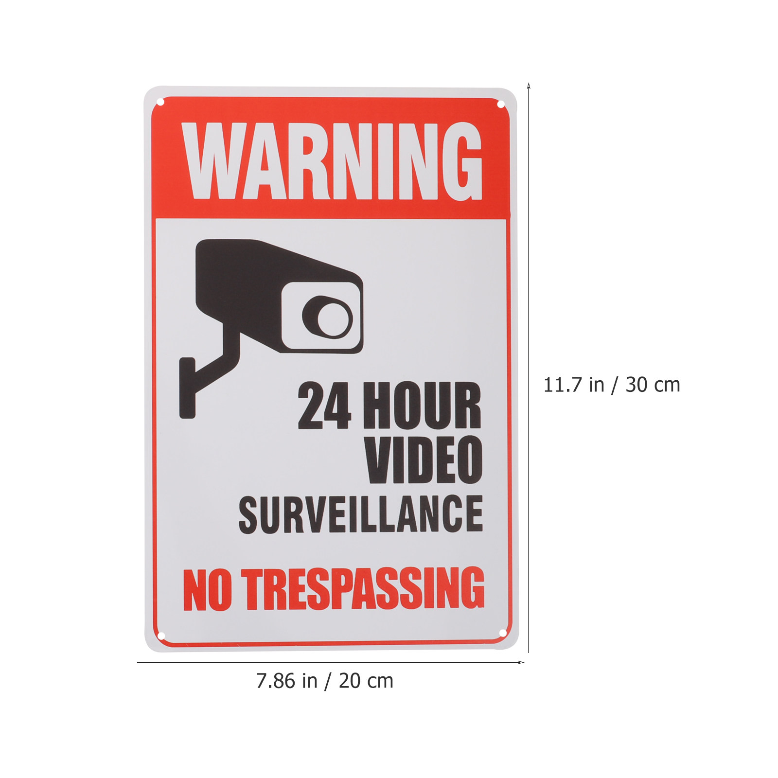 2Pcs Tanda Dilarang Masuk, Kon - Home Yard Security Cameras ulasan dan harga