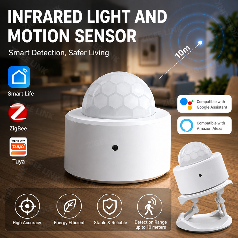 ZigBee 3.0 PIR Sensor Gerak Ni - Home Security With Alarm ulasan dan harga