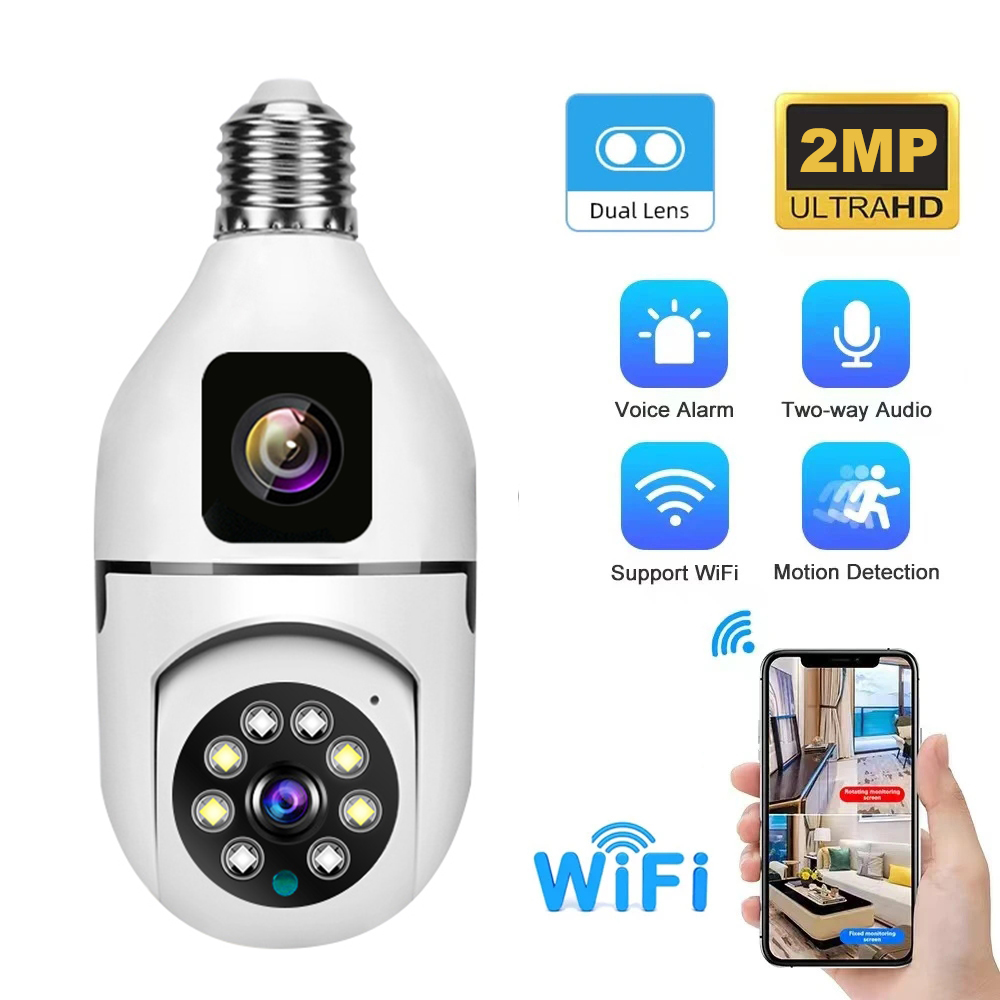 4MP V380/Yoosee E27 Soket Kepa - Home Security Land ulasan dan harga